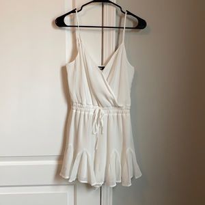 Perfect for a bride to be! White ROMPER